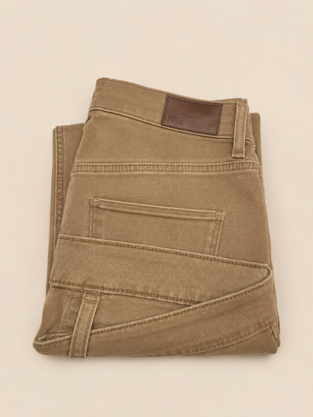 PAIGE Vintage Tan Sand Jeans – Women’s Size 33 – NWT MSRP $190